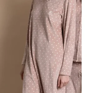 Camicia da notte invernale Donna in Velour Admas 61310