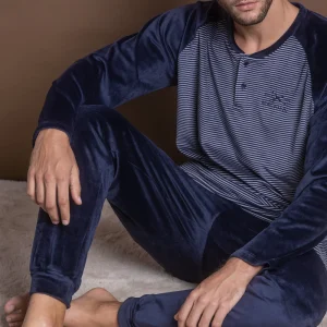 Pigiama Uomo Admas 62767 Blu