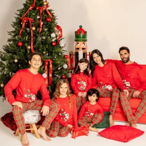 Pigiama Natalizio Kissimo Biancaluna Family bimbo ragazzo