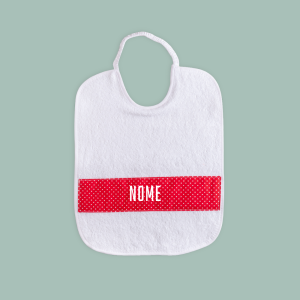 Bavaglino in spugna personalizzato