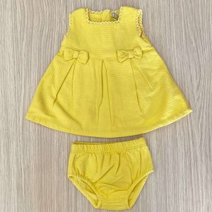 Vestitino con copripannolino neonata/bambina Losan