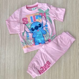 Pigiama due pezzi bambina Stitch Disney