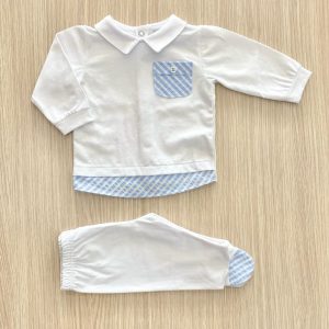 Completino due pezzi in cotone CL4460 Le Chicche