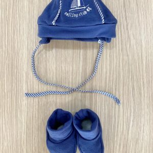 Set cappellino e babbucce neonato BH 7694 Ellepi