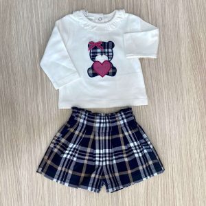 Completo due pezzi neonata/bambina I Do