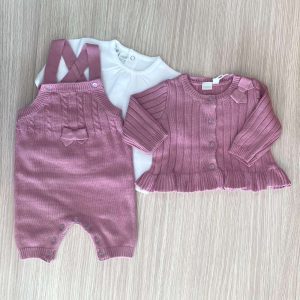 Salopette tre pezzi neonata iDO