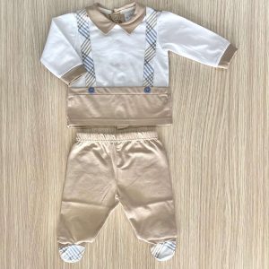 Completino due pezzi neonato CL2900 Le Chicche