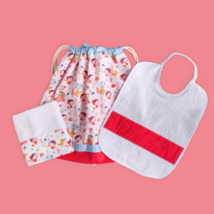 Set asilo personalizzato Cappuccetto rosso