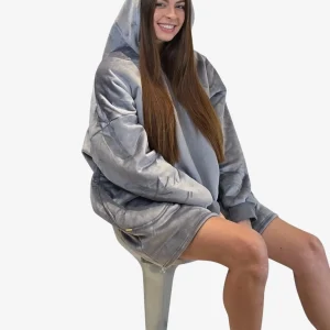 Abito oversize da casa in morbido tessuto confortevole