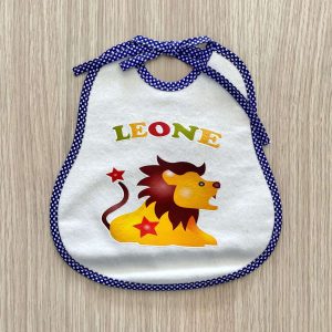 Bavetta con segno zodiacale Leone