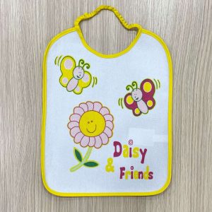 Bavetta grande plastificata neonata Roby baby