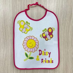 Bavetta grande plastificata neonata Roby baby