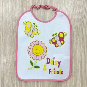 Bavetta grande plastificata neonata Roby baby