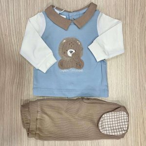 Completo due pezzi neonato I Do