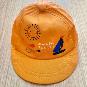 Cappellino neonato con visiera arancione 917-A000AA Losan