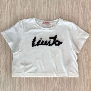 T-shirt cropped bambina/ragazza LIU•JO