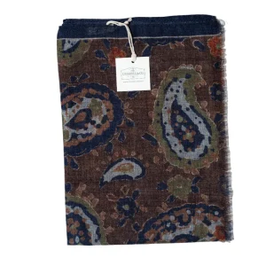 Sciarpa Floreale Chiarelli Marrone