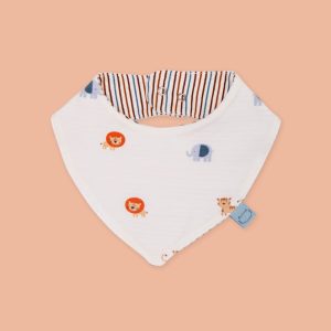 Bandana bavaglino double face – Safari