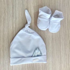 Cappellino e babbucce neonato Hophoplà