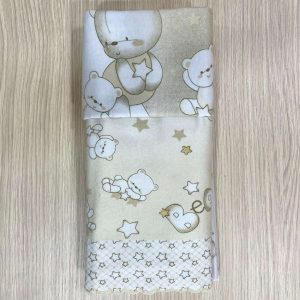 Composè lettino/culla grande in flanella Nazareno Gabrielli