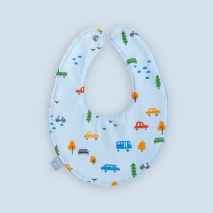 Bavaglino neonato macchinine