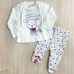 Completino/pigiamino due pezzi neonato 11V-8011AL Losan