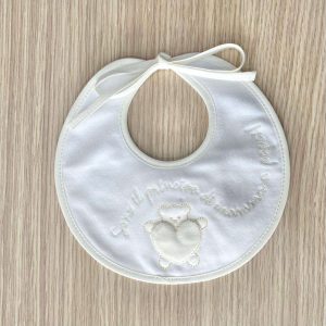 Bavetta con scritta “Sono il principe di mamma e papà”