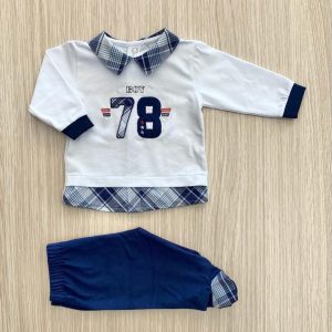 Completino due pezzi in cotone CL3600 Le Chicche