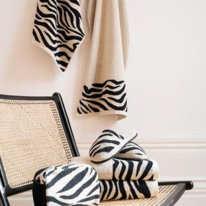 Set Asciugamani 1+1 viso e ospite Wild Lasa Zebra