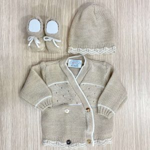 Set tre pezzi neonata La Rocca