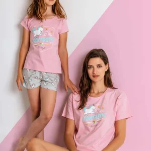 Mr Wonderful Pigiama Donna - Ragazza unicorno 56717 56726