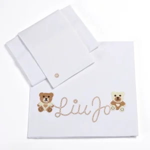 Liu jo Baby Completo 3 pezzi lenzuola Culla art Bear L J