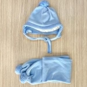 Cappellino e sciarpa neonato 42V-A200AC Losan