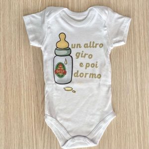 Body con scritta neonato/a