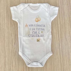 Body con scritta neonato/a