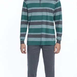 Guasch Pigiama Uomo invernale Caldo cotone GP481 D732