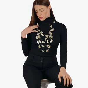 Collana Mezze Lune Beige