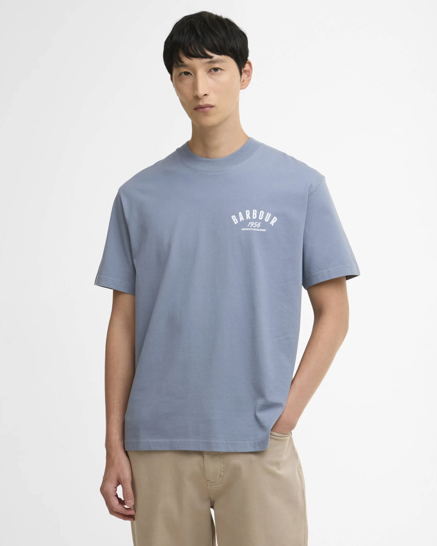 T-shirt oversize con stampa 1956 - immagine 2