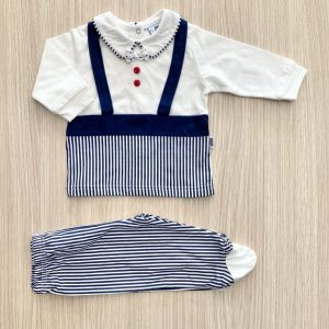 Completino due pezzi neonato in cotone ART. IG112/16 Irge baby