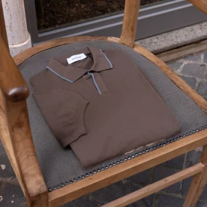 Polo skipper in maglia chicco riso