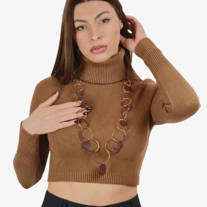 Collana Rame Marrone