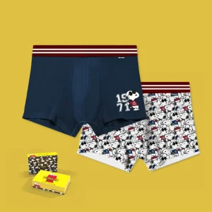 Coppia Boxer Uomo Snoopy peanuts 48573