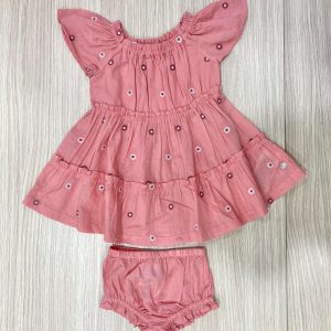 Vestitino con copripannolino bambina Losan