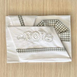 Set lenzuolino Next to me neonato EX 1894 Bruco Bruco