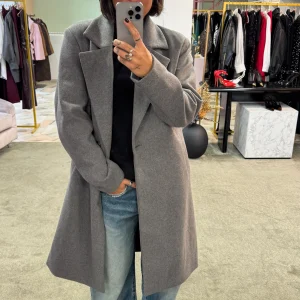 Cappotto grigio midi jx