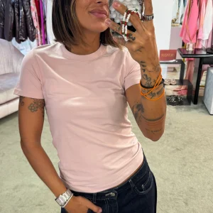 T-shirt gigi rosa baby slim basica jx