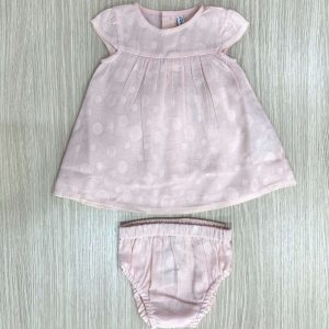 Vestitino con copripannolino neonata/bambina Losan