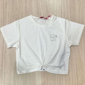 T-shirt cropped bambina/ragazza LIU•JO