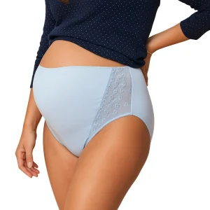 Slip Premaman Vita Alta in Tulle Ricamato