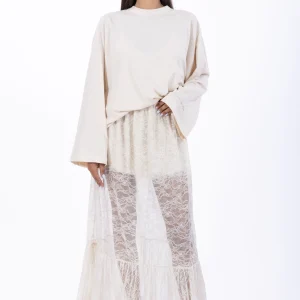 Juliette – Gonna Lunga Balza Pizzo Burro